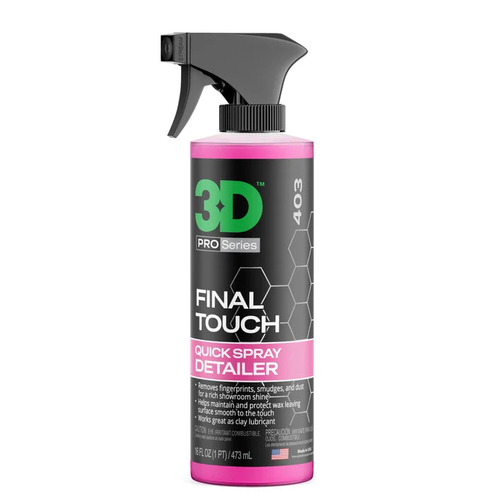 3D Car Care | Final Touch Quick Detailer 16oz