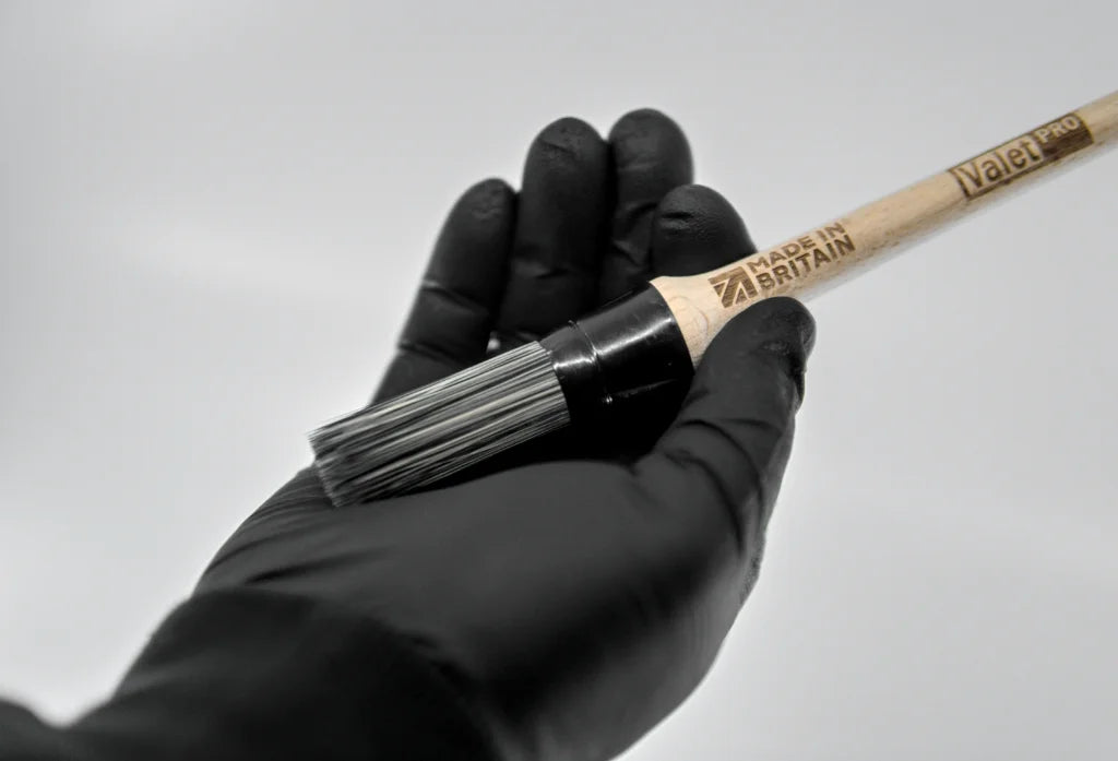 ValetPRO | Small Wooden Handle Dash Brush (Chemical Resistant)