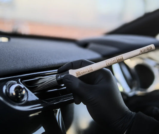 ValetPRO | Small Wooden Handle Dash Brush (Chemical Resistant)