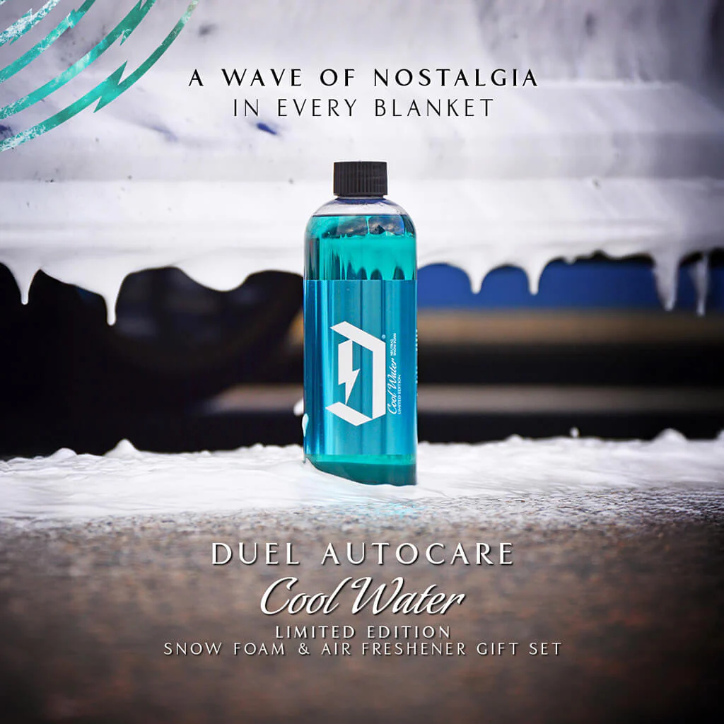 Duel Autocare | Cool Water Limited Edition Snow Foam & Air Freshener Set