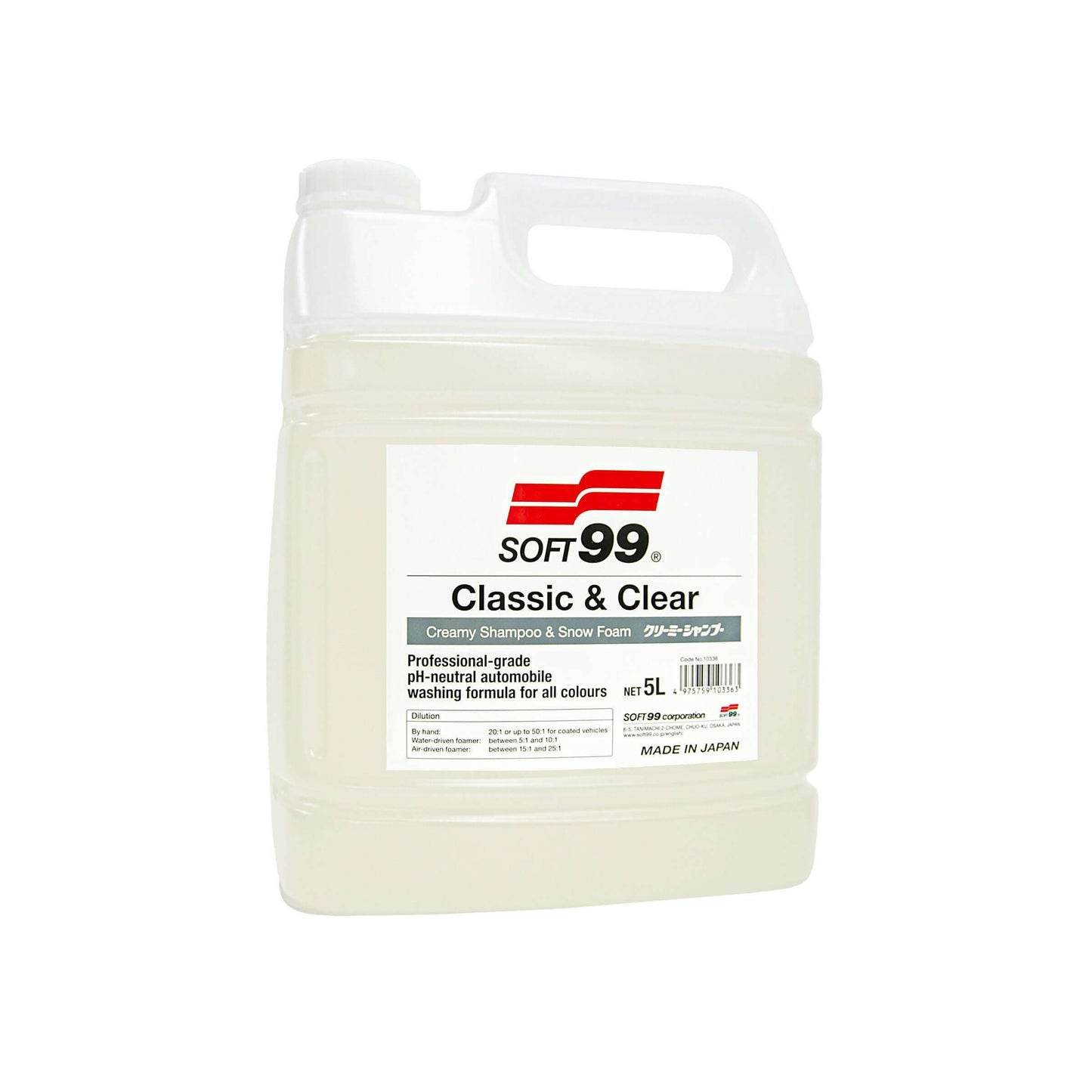 Soft99 Classic & Clear Car Shampoo
