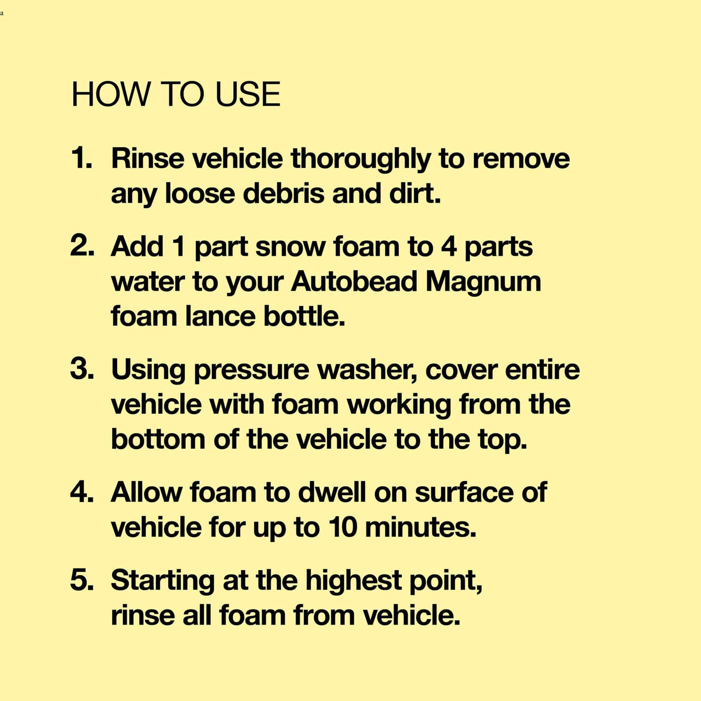 Autobead - Snow Foam 1 Litre