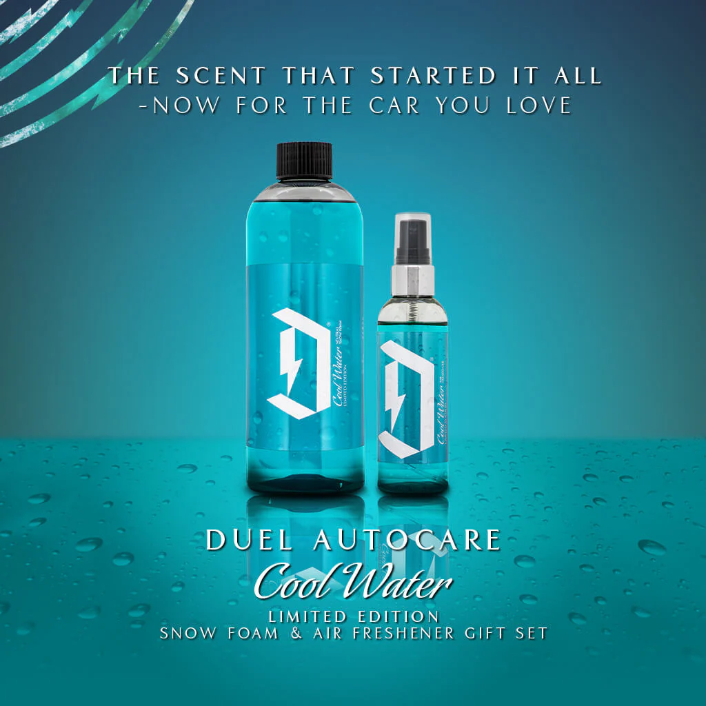 Duel Autocare | Cool Water Limited Edition Snow Foam & Air Freshener Set