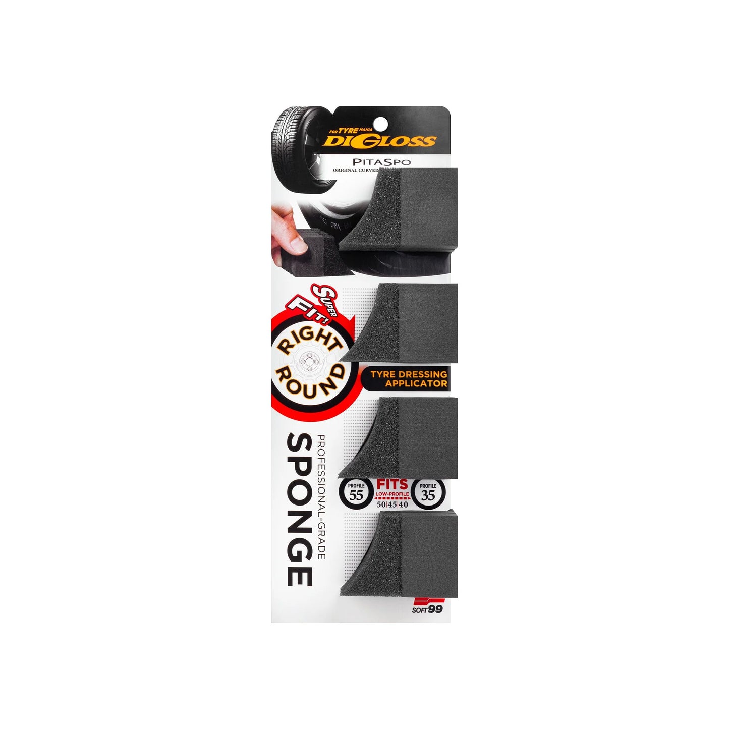 Soft99 | Pitaspo Tyre Sponge 4 pack