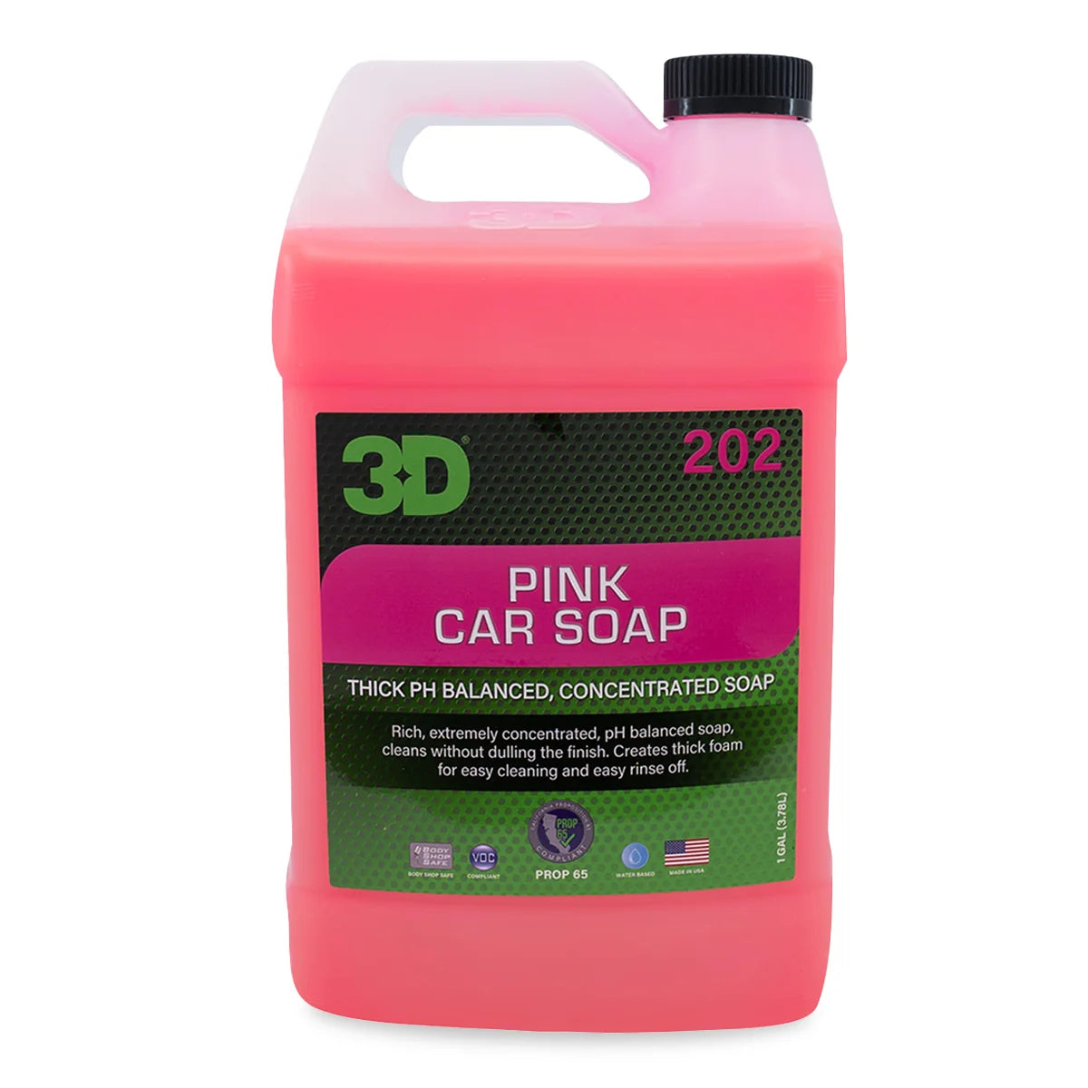 3D Car Care | Pink Soap Car Shampoo