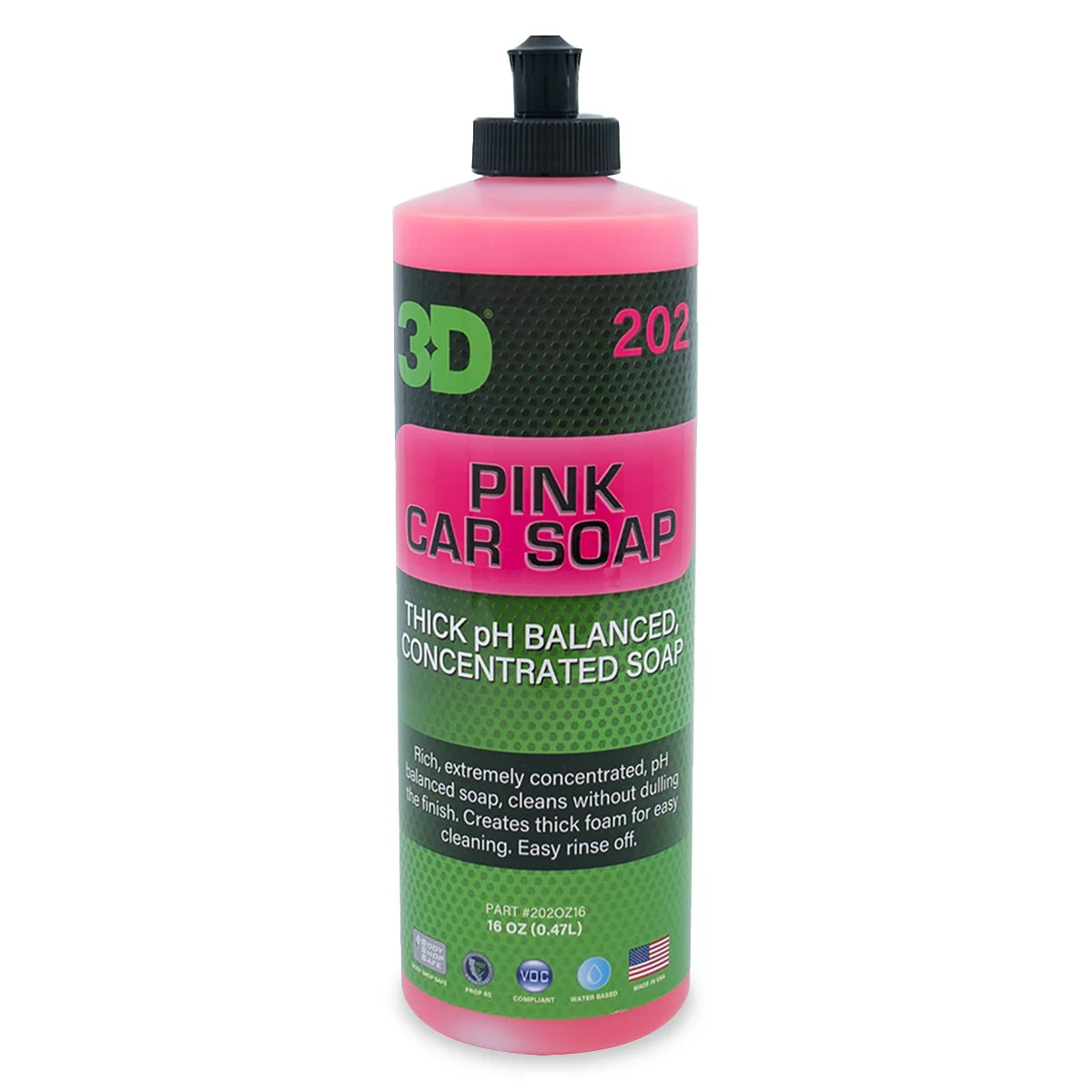 3D Car Care | Pink Soap Car Shampoo