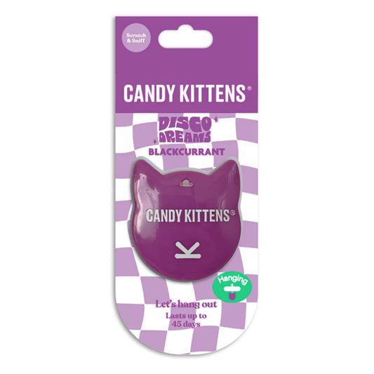 Candy Kittens Disco Dreams Blackcurrant 3D Hanging Air Freshener