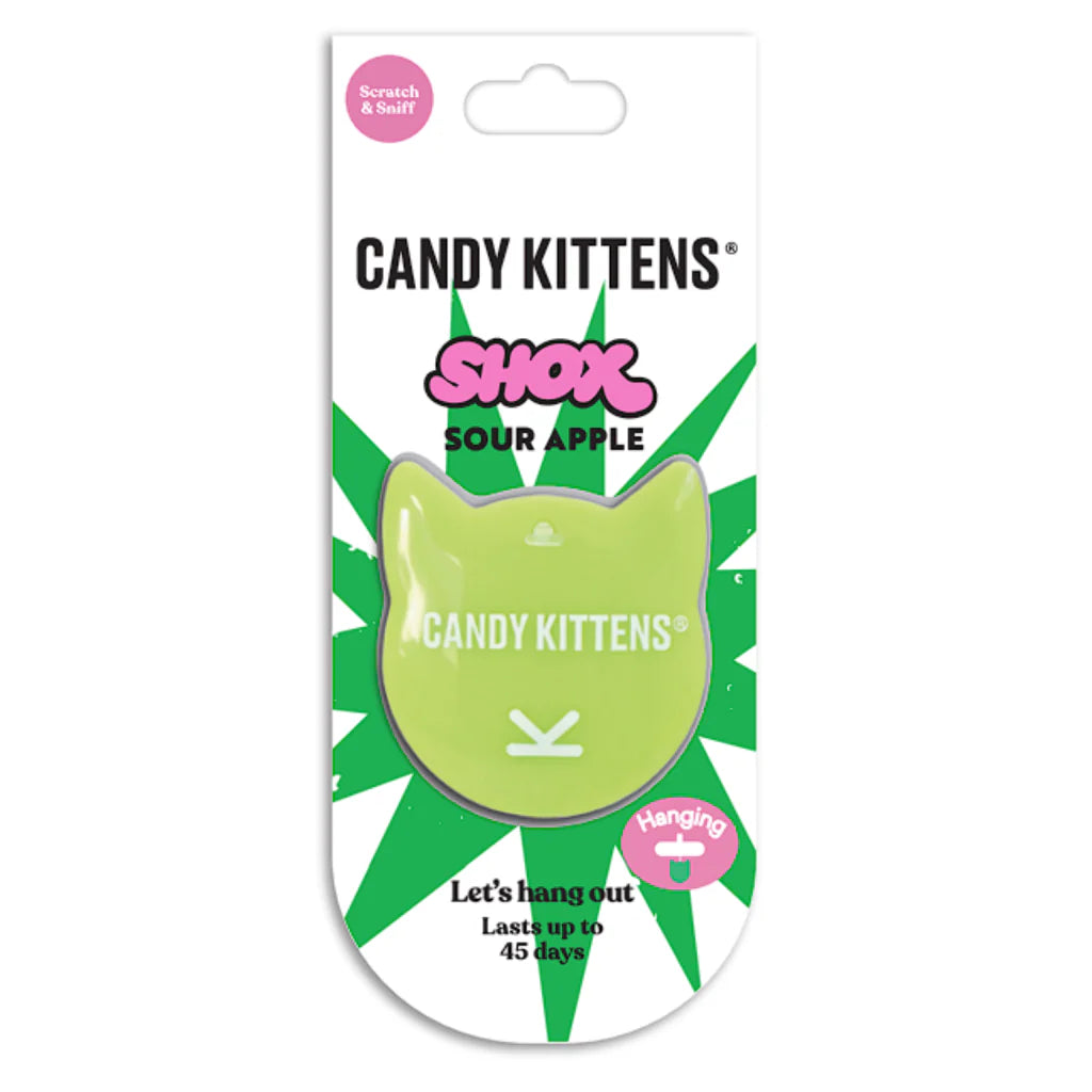 Candy Kittens Shox Sour Apple 3D Hanging Air Freshener