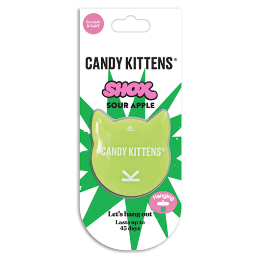 Candy Kittens Shox Sour Apple 3D Hanging Air Freshener