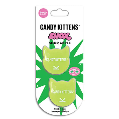 Candy Kittens Shox Sour Apple Vent Air Freshener