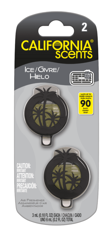 California Scents 2 Pack Mini Diffuser Air Freshener Ice