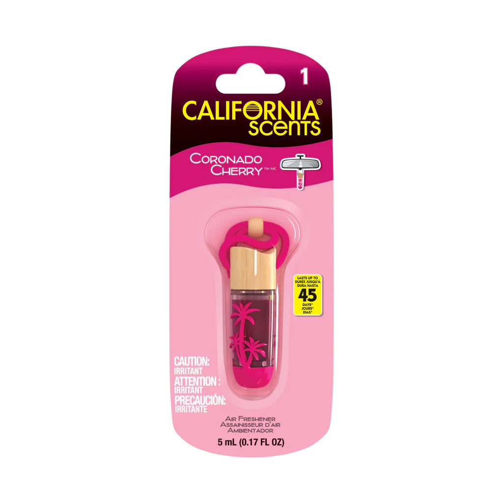 California Scents Hanging Vial Air Freshener Coronado Cherry