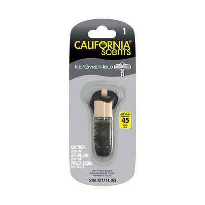 California Scents Hanging Vial Air Freshener Ice