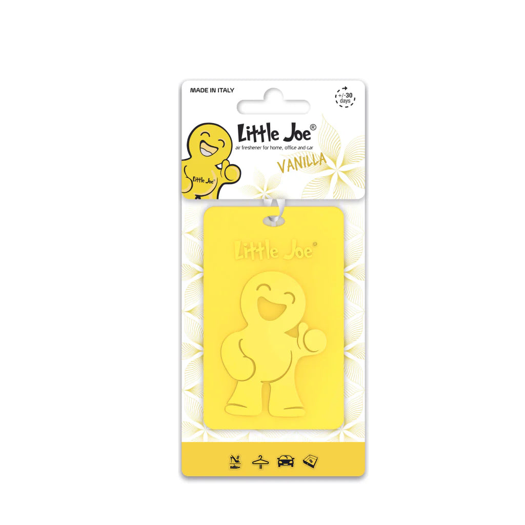 Little Joe Vanilla Polymer Scented Card 2D Air Freshener