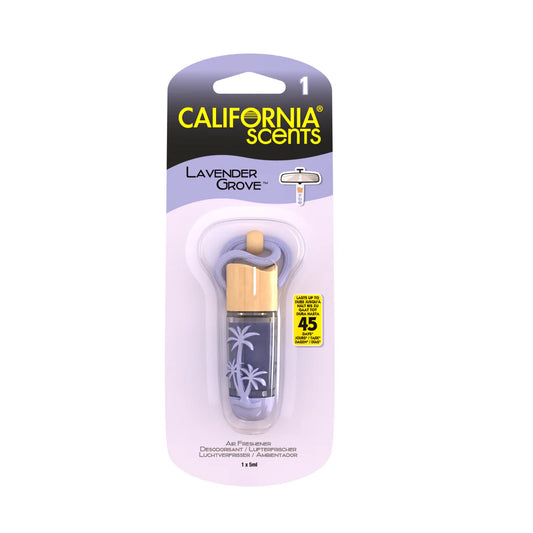 California Scents Hanging Vial Air Freshener Lavender Grove