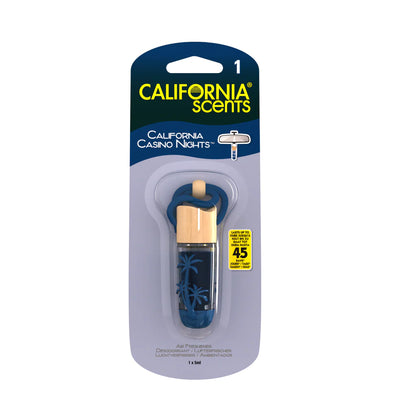 California Scents Hanging Vial Air Freshener California Casino Nights