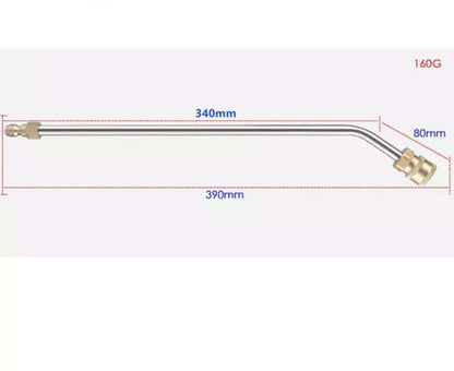 Curved Extension Pressure Washer Wand