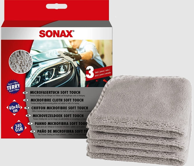 Sonax | Ultra Soft Microfibre Cloths 3 Pack