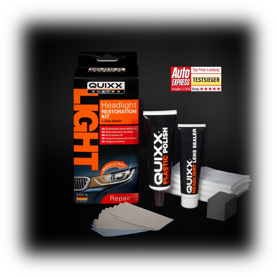 Quixx System  Headlight Restoration Kit