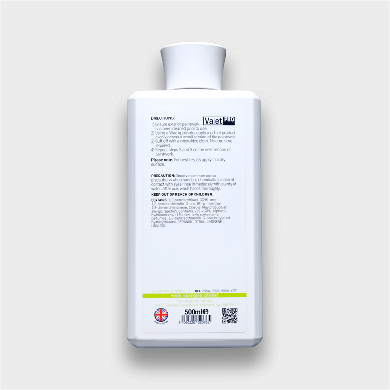 ValetPRO - Indulgence Cream Wax 500ml