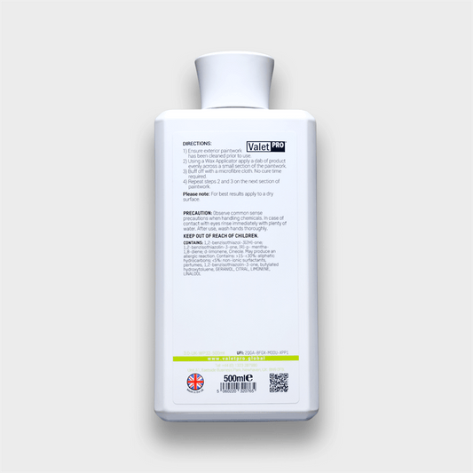 ValetPRO - Indulgence Cream Wax 500ml